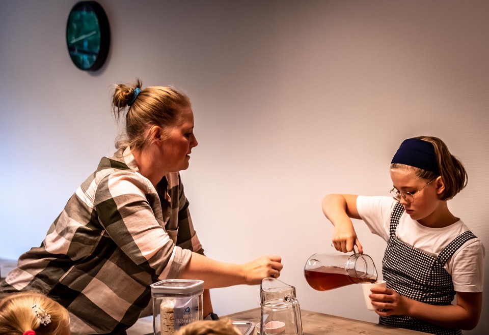Een vaste dagindeling is belangrijk voor de kinderen